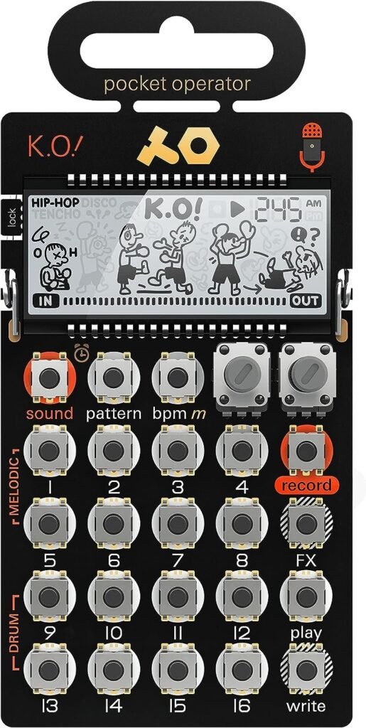 Teenage Engieneering PO-33 K.O! sampler y secuenciador