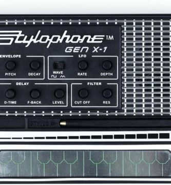 Sintetizador portátil monofónico, Stylophone, Dubreq, Música electrónica, Sintetizador analógico.