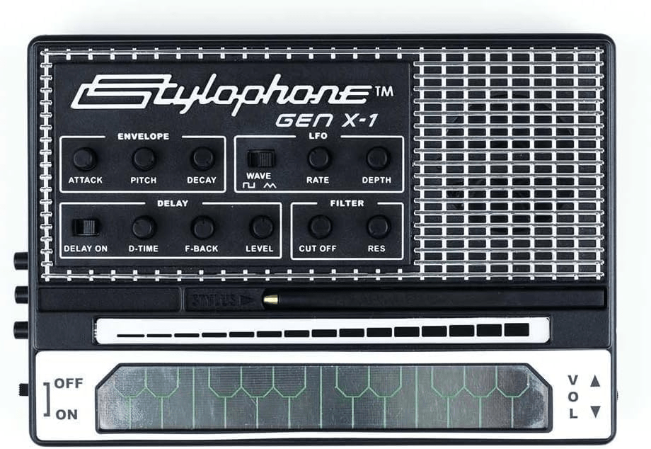 Sintetizador portátil monofónico, Stylophone, Dubreq, Música electrónica, Sintetizador analógico.